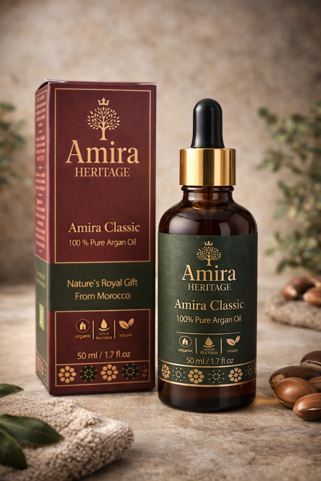 Amira Classic 100% Pure Arganolie (50ml)
